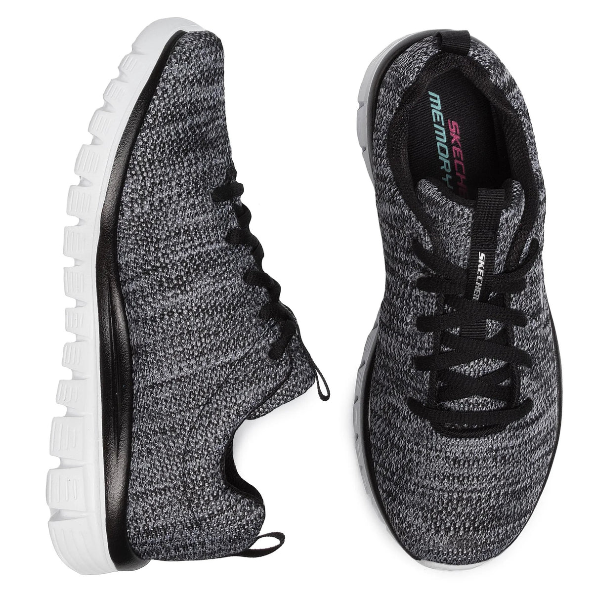 Sneakers Skechers Graceful - Twisted Fortune 12614-BKW