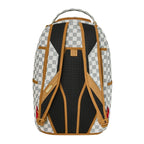 Graff Embossed Cream Check Backpack