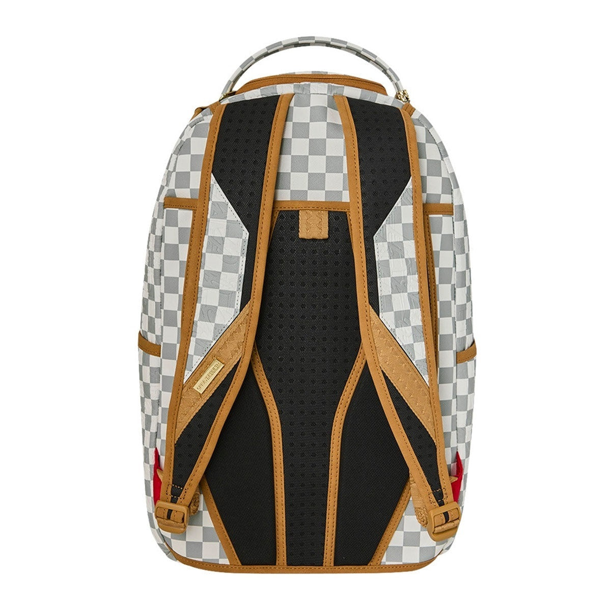 Graff Embossed Cream Check Backpack