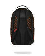 Sharks In Paris WTF Bubble Brown Check Backpack