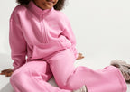Tuta Nike Std Flc 1/4 Zip & Pant Girl 36P242-AAH