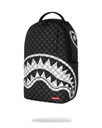 Zaino Sprayground Black And White Drip Check Shark Backpack