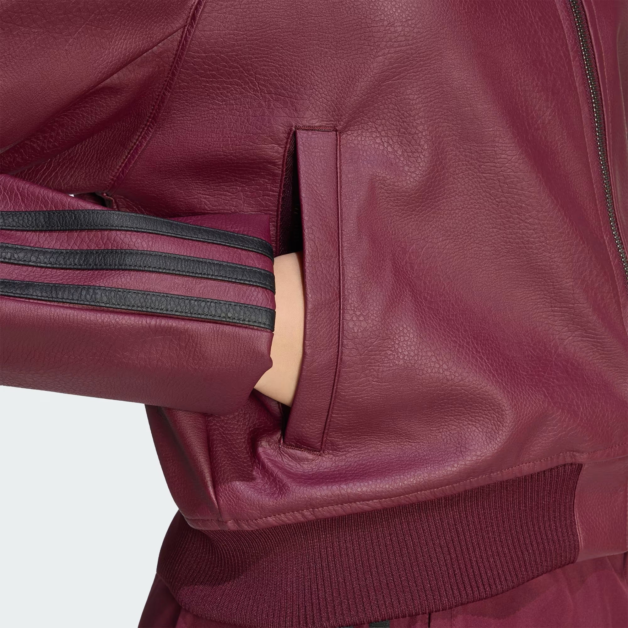 Giacca Adidas Sst Faux Leather Training Jacket