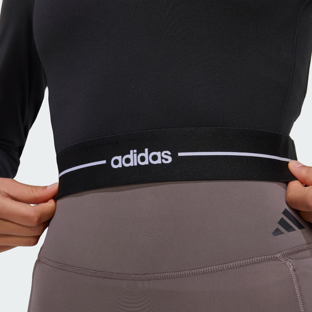 Hyperglam Cropped Long Sleeve T-Shirt W