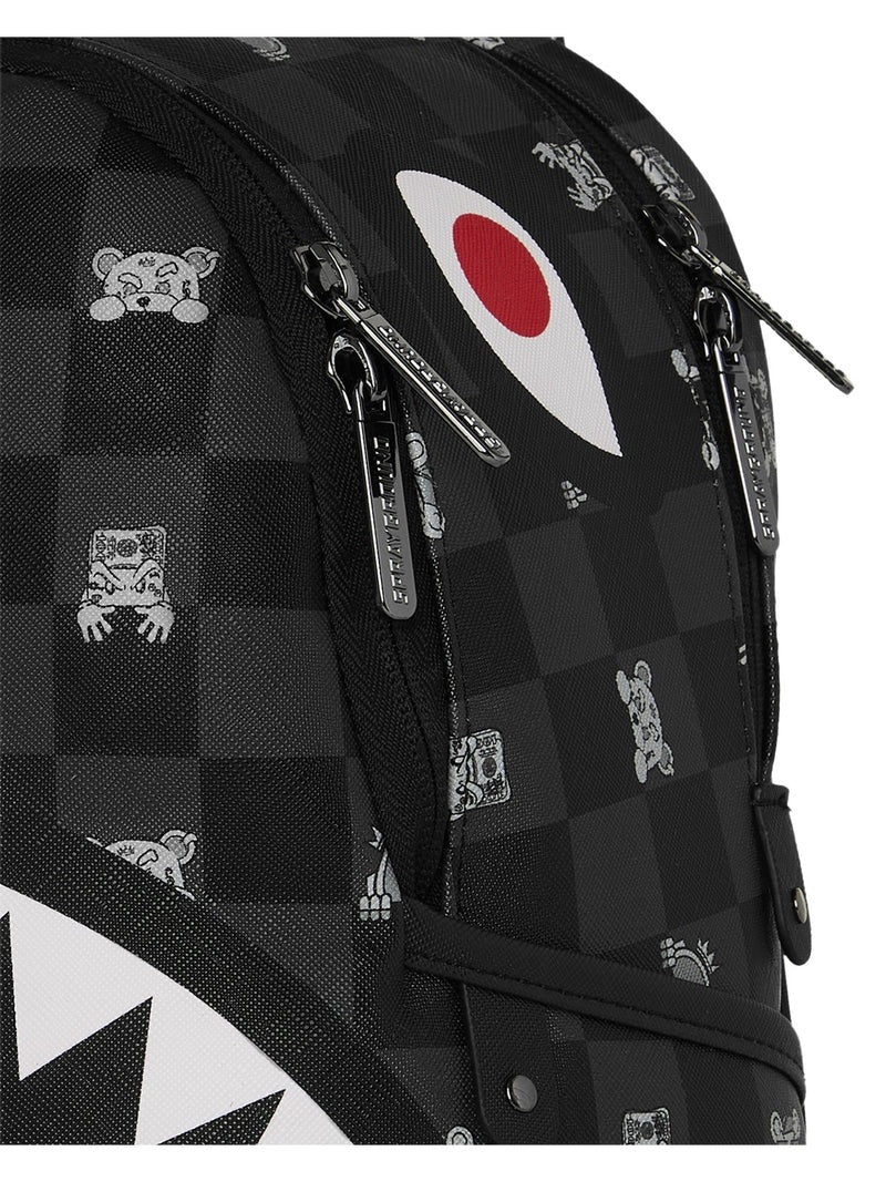 Gray Peeking Character Check Savage Backpack
