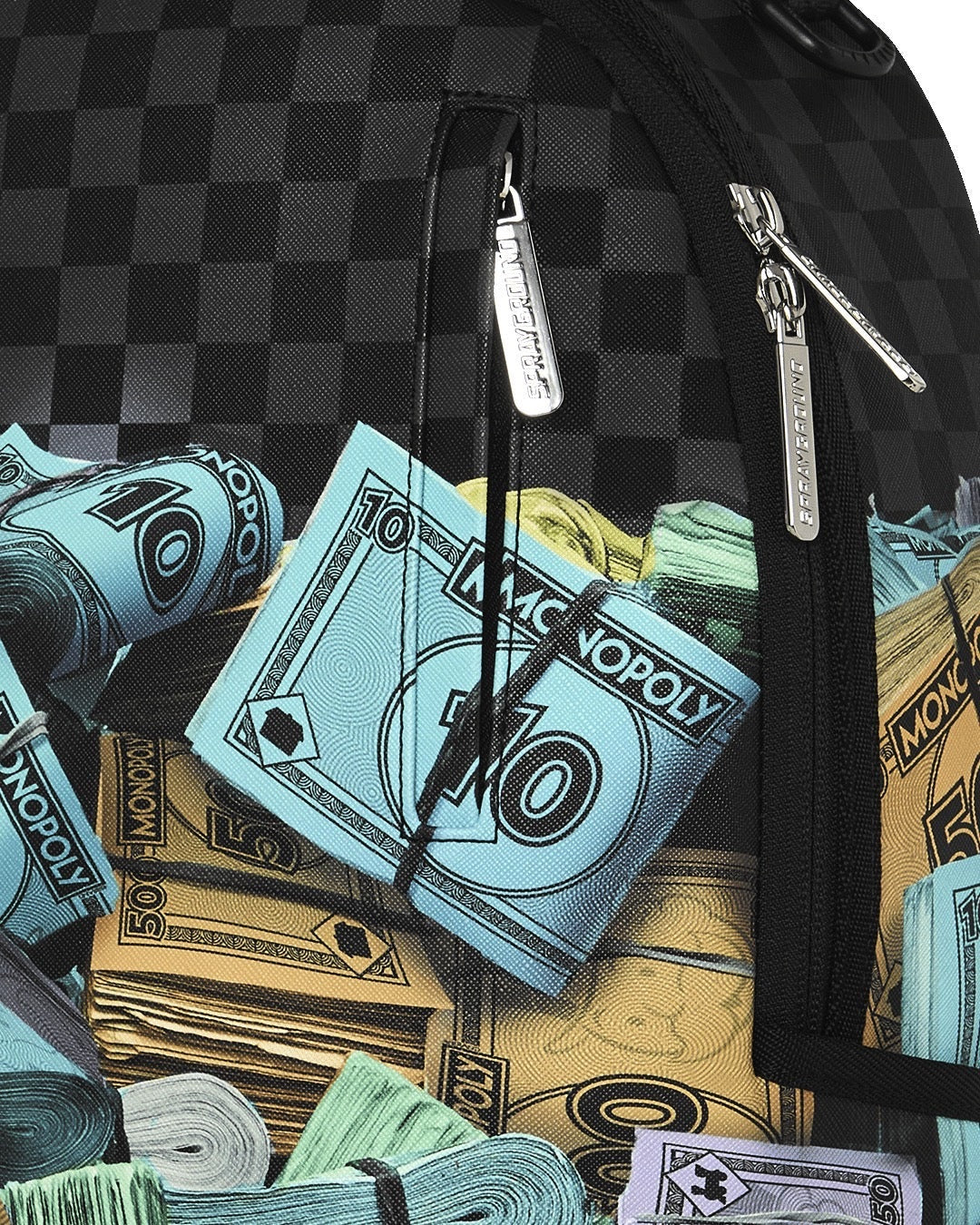 Monopoly Money Stacks Backpack