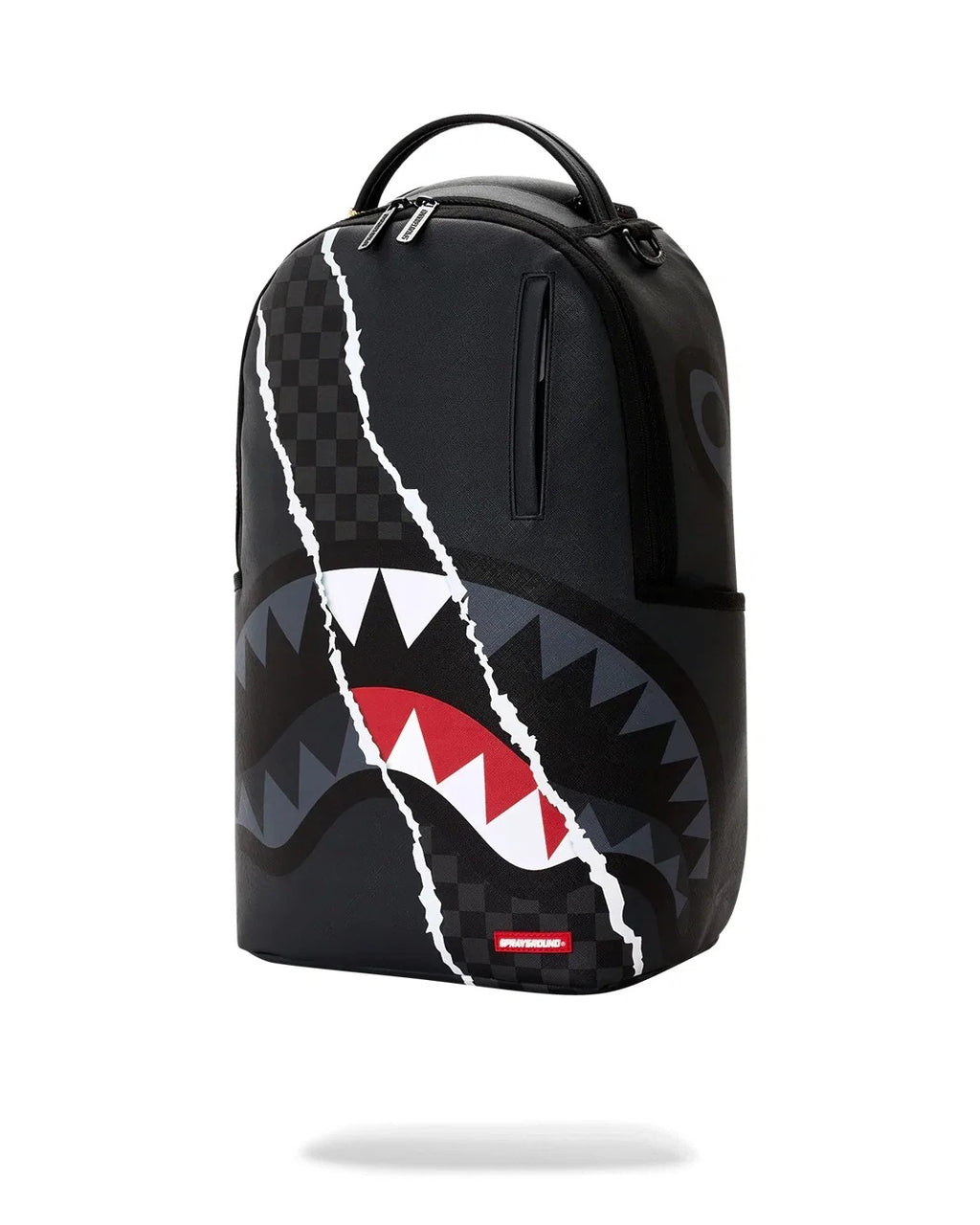 Zaino Sprayground Center Rip Revealing Gray Check Backpack