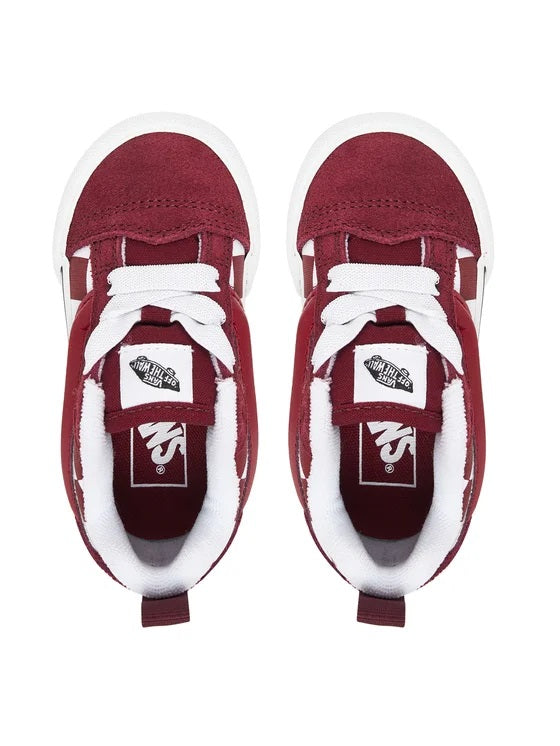 Knu skool elastic lace 2-tone bordeaux
