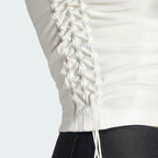 RUCHED 3-STRIPES CROPTOP