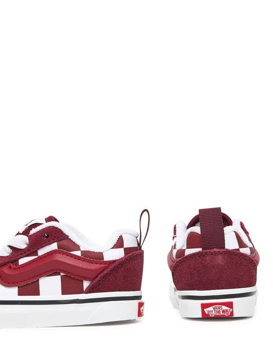 Knu skool elastic lace 2-tone bordeaux