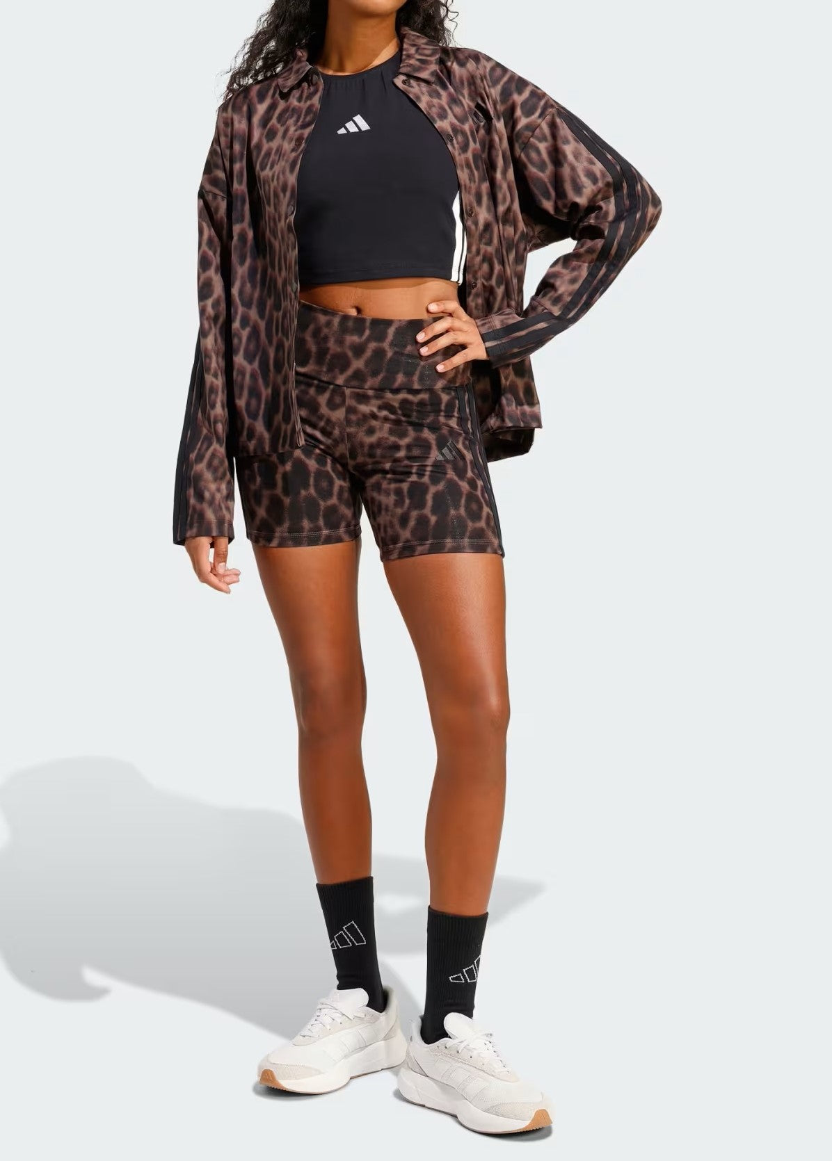 Leopard Biker Shorts