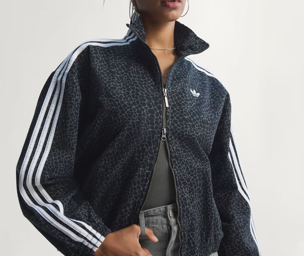 Giacca Adidas Firebird Oversized Animalier Denim Jacket