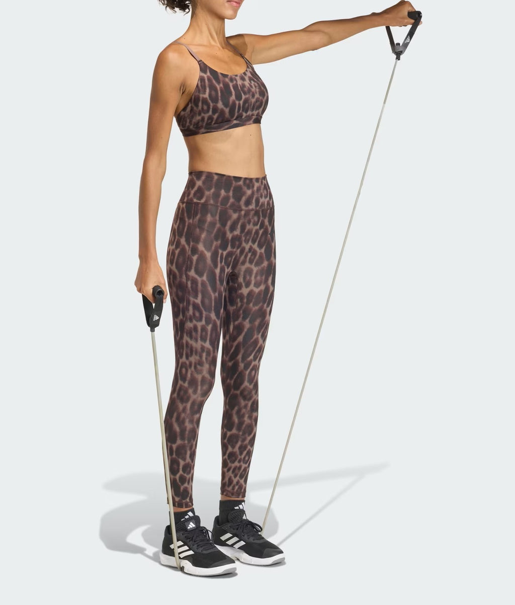 Optime Ess Leopard Sports Bra