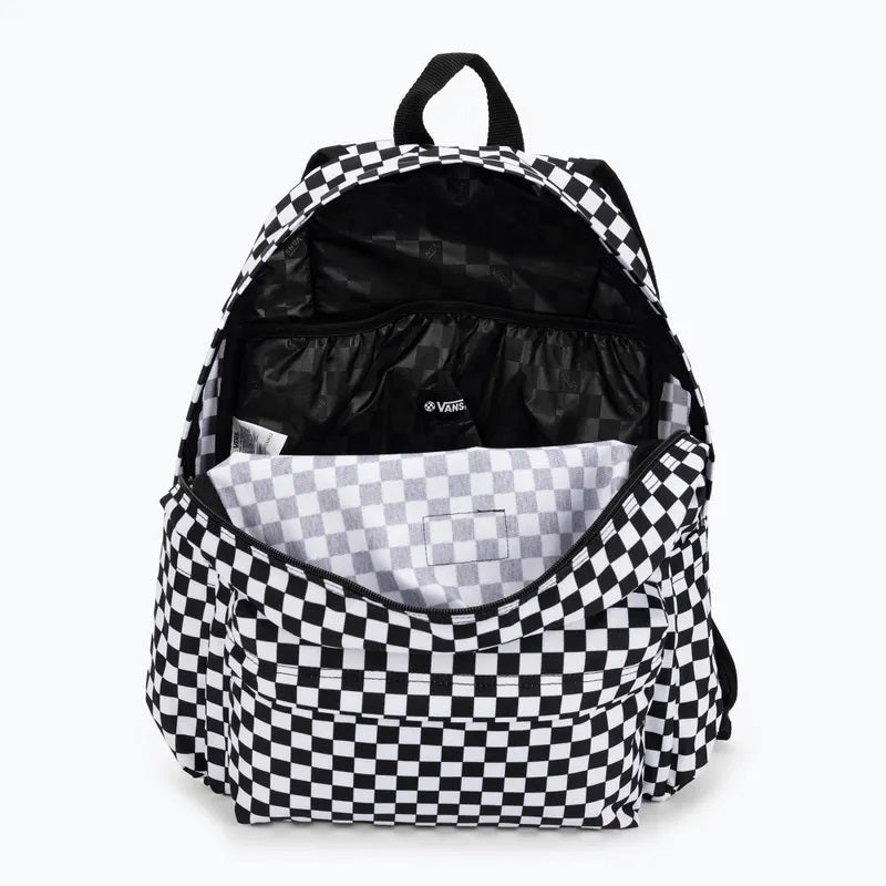 OLD SKOOL CHECK BACKPACK BLACK/WHITE